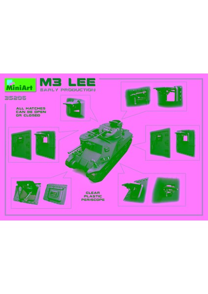M3 Lee Ilk Üretim - Interior Kit