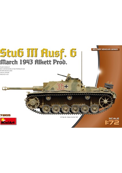 1:72 Stug Iıı Ausf. G Mart 1943 Üretimi