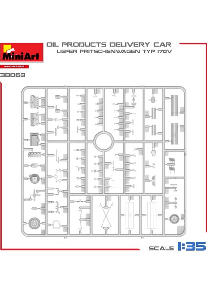 1:35 Liefer Pritschenwagen Typ 170V Petrol Ürünü Teslim Arabası indirimleri