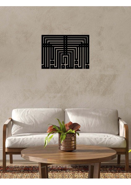 -La Ilahe Illallah Islami Metal Tablo - Islami Ev Dekorasyonu - Dini Duvar Tabloları - 72 X 50 - Cm - Sıyah-Islm-093 fırsatları