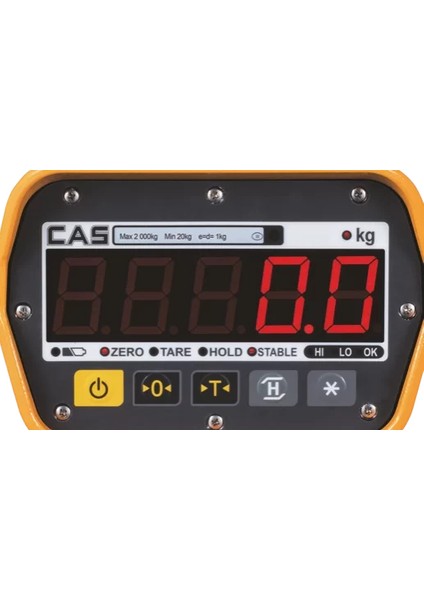 Caston-Iı Plus 3 Ton 1 kg Vinç Baskül