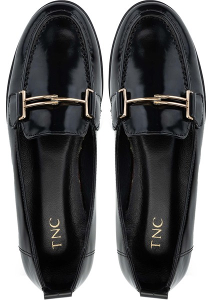 Kadın Deri Siyah Açma Loafer Ayakkabı 1062 01 Bn Ayk SK24-25 Sıyah Acma indirimleri