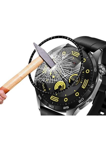 Huawei Gt5 46MM Ile Uyumlu Polymer Temperli Nano 0.5 mm Watch Ekran Koruyucu