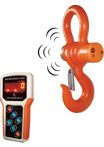 Wd 5 Ton 2 kg Kablosuz Kancalı Vinç Baskülü