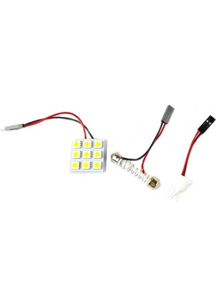 Ledli Tavan Lambası 2x9 Smd Beyaz 12V / LAAM167