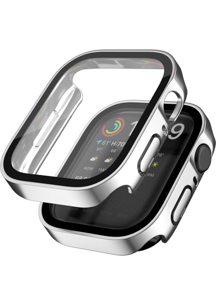 Apple Watch 6 7 8 9 44MM 45MM Uyumlu Rubber Kasa Ekran Koruyucu 360 Kılıf Kapak fiyatları