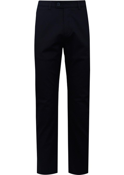 Lacivert Slim Fit Chino Pantolon