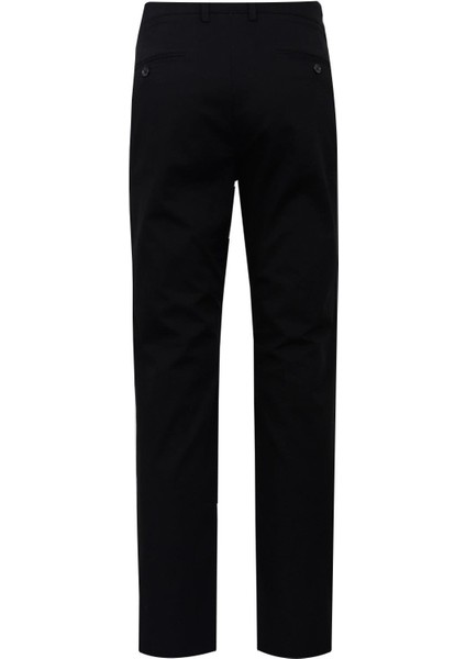 Siyah Slim Fit Chino Pantolon