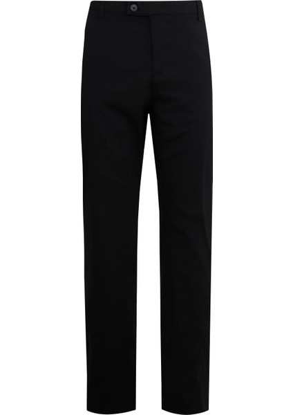 Siyah Slim Fit Chino Pantolon