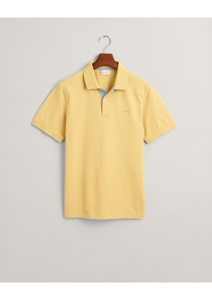 Erkek Sarı Regular Fit Logolu Polo 2062026.726