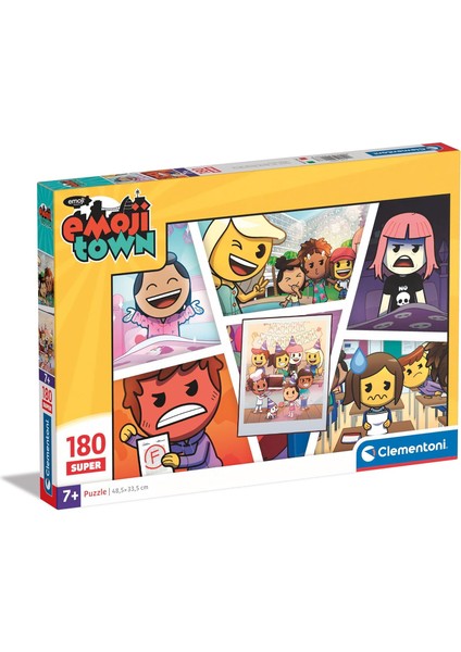 Emoji Town Puzzle 180 Parça 29067