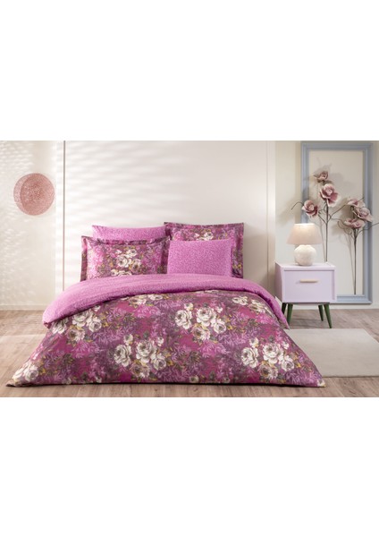 Colorful Saten Çift Kişilik Nevresim Takımı