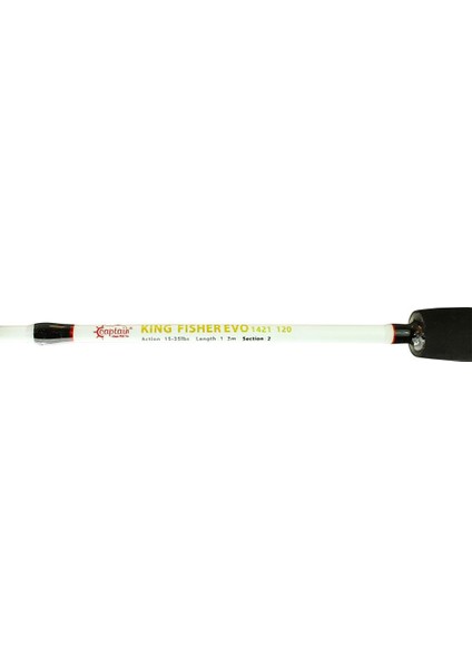 1421 King Fisher Evo 2 Parça Dolgu Tekne Kamışı 15-25LBS Atar 180CM modelleri