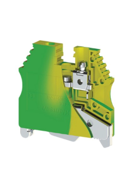 Avk 2,5 mm 4t Topraklama Klemens Sarı-Yeşil (25 Adet)