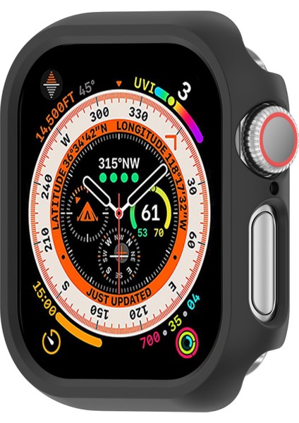 Apple Watch 10. Nesil 46MM Uyumlu Rubber Sert Plastik Koruma Kasa Kılıfı