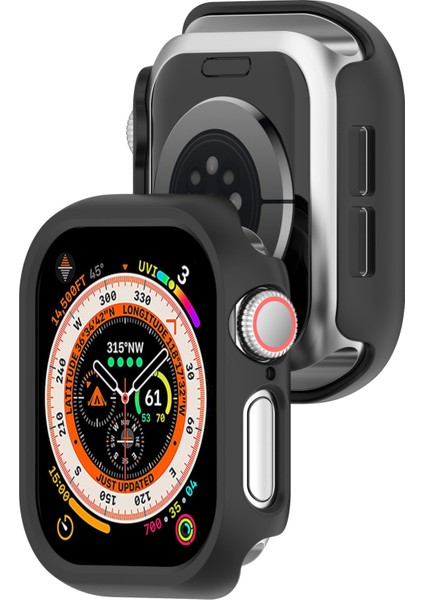 Apple Watch 10. Nesil 46MM Uyumlu Rubber Sert Plastik Koruma Kasa Kılıfı fiyatları