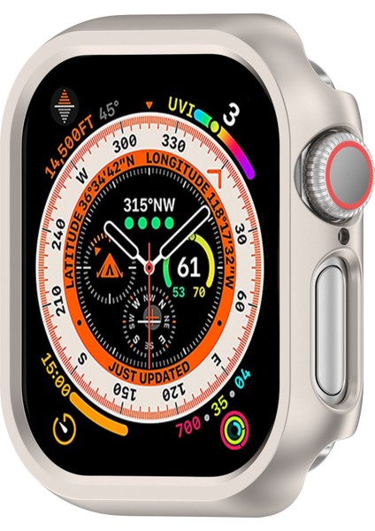 Apple Watch 10. Nesil 46MM Uyumlu Rubber Sert Plastik Koruma Kasa Kılıfı