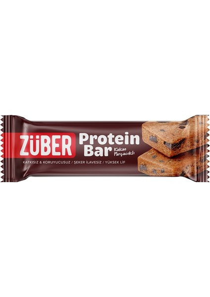 Kakao Parçacıklı Protein Barı - 12 Adet x 35GR