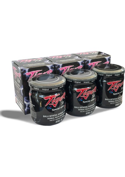 Tigerx2 3 Adet 230 gr Kavanoz Macun