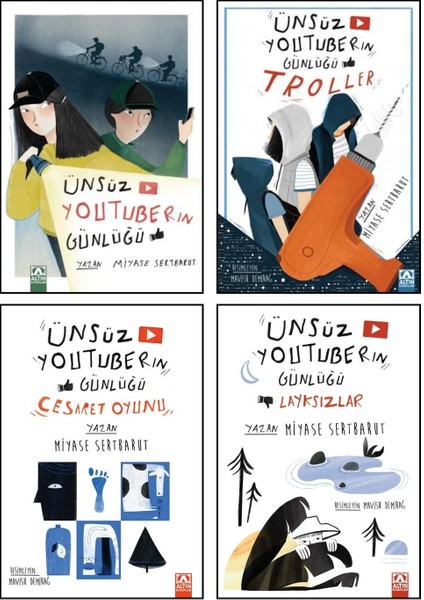 Ünsüz Youtuberın Günlüğü Troller - Cesaret Oyunu - Layksızlar 4 Kitap - Miyase Sertbarut