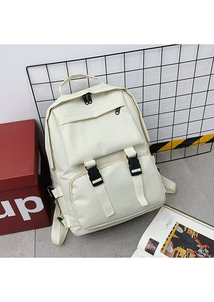 Harajuku Tarzı Koyu Tarzı Serin Fonksiyonel Okul Çantası Kadın Retro Öğrenci Sırt Çantası Iş Kıyafeti Sırt Çantası (Yurt Dışından)