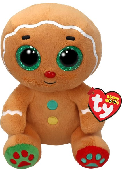 Beanie Boos Christmas Cookie Gingerbread Peluş Anahtarlık