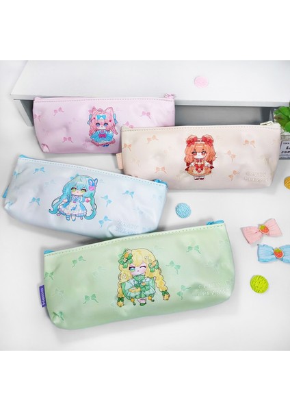 Nini Günlüğü Serisi Sevimli Kız Karikatür Kırtasiye Saklama Çantası Basit Öğrenci Büyük Kapasiteli Dekompresyon Üçgen Kalem Çantası (Yurt Dışından) fiyatları