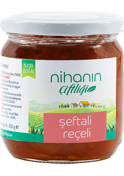 Şeftali Reçeli 450 gr