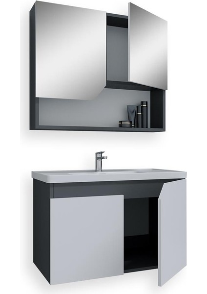 Napoli 65 cm Mdf Banyo Dolabı Seti fiyatları