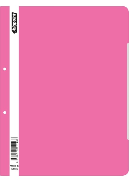 | Telli Dosya, Kalın Kapaklı, Poşet Dosyalara Uyumlu - 80 Gram (180 Adet A4) Kapasiteli, Pembe, 50 Adet