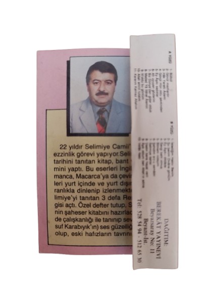 Selimiye Ilahileri Ilahiler ve Kasideler Yusuf Karabıyık Kaset