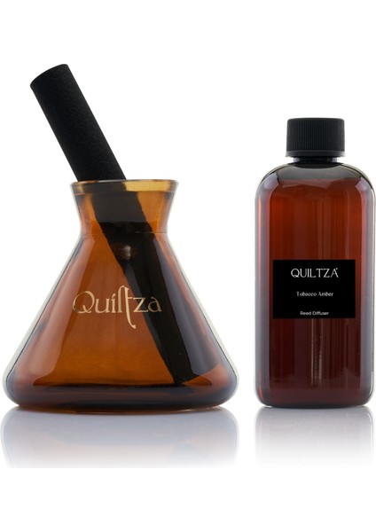 Quiltza Home Tobacco Amber Serisi Çubuklu Oda Kokusu 250 ml