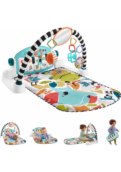 Fisher Price Fisher Price'tan Neşeli Hayvanlar Piyanolu Jimnastik Merkezi HWY49