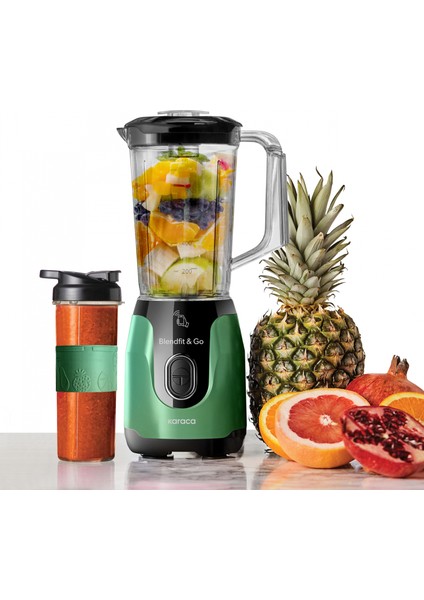 Blendfit Go Smoothie Blender Set Emerald Green