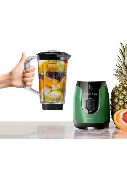 Blendfit Go Smoothie Blender Set Emerald Green
