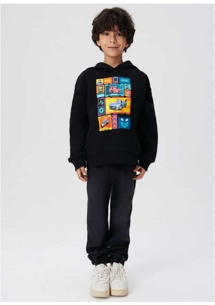 Cars Baskılı Erkek Çocuk Sweatshirt modelleri