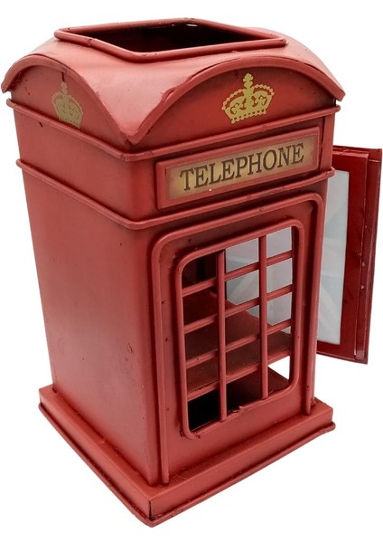 Metal Londra Telefon Kulübesi Kalemlik ve Resim Çerçevesi 17CM indirimleri