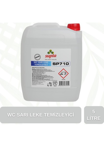 Profesyonel Wc Sarı Leke Temizleyici 5 Litre