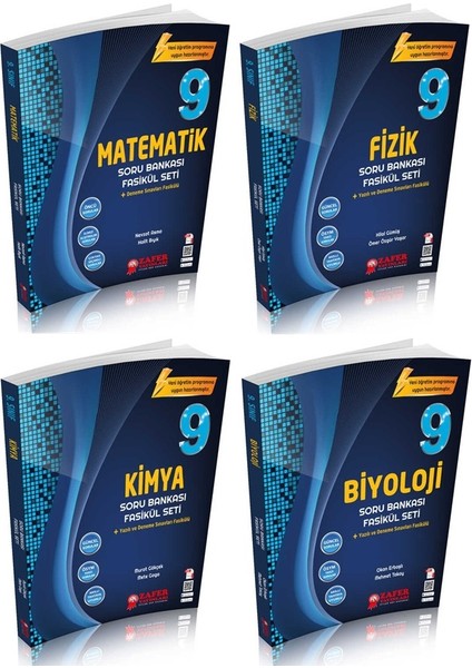 Yeni Müfredat 9. Sınıf Sayısal Set 4 Kitap Matematik - Fizik - Kimya - Biyoloji