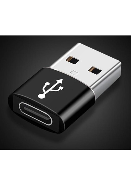 2944 USB 3.0 To Type C 3.1 Şarj Data USB 3.0 To Type-C Dişi Çevirici Dönüştürücü Adaptör USB Dişi Type-C Soketine Çevirir Iki Ucu Type-C Olan Kablo ile Standart USB Üzerinden Şarj Edilir