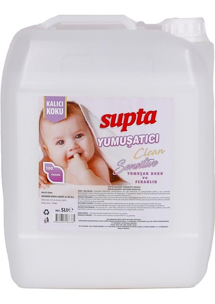 Çamaşır Yumuşatıcı Sensitive Kokulu 5 Lt