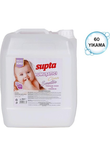 Çamaşır Yumuşatıcı Sensitive Kokulu 5 Lt