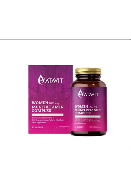 Women Multi Vitamin Complex 1200 Mg 90 Tablet
