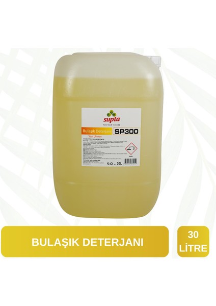 Sıvı Bulaşık Deterjanı Limon Kokulu 30 LT