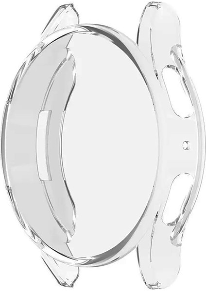 Samsung Galaxy Watch 7 40MM ile Uyumlu Kasa ve Ekran Koruyucu Tpu Yumuşak Silikon Kılıf