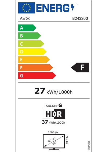 B243200 32'' 80 Ekran HD Ready LED TV