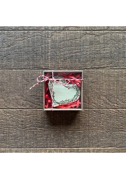 El Yapımı Stoneware Yılbaşı Süsü