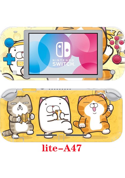 Nintendo Switch Lite Serisi Çizgi Film Çıkartmaları A47 ile Uyumlu (Yurt Dışından)