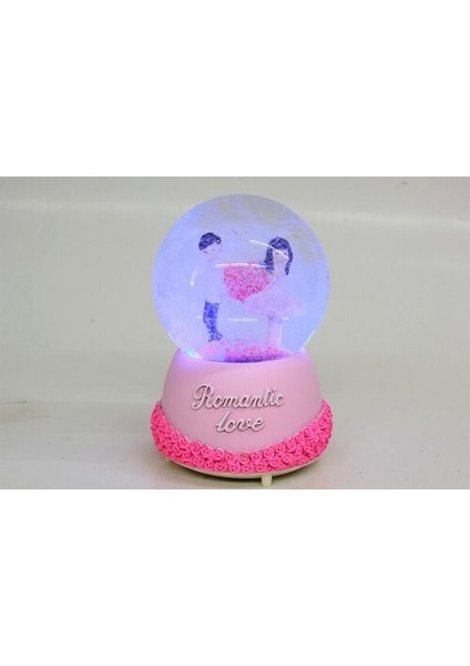 Sevgili Püskürtmeli Işıklı Müzikli Kar Küresi fırsatları