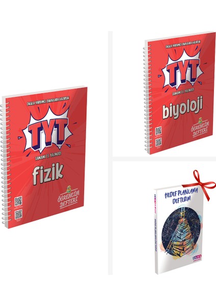 TYT Fizik-Biyoloji Set. Hedef Planlama Hediyeli!!